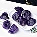 OPHRBU Natural Amethyst Bulk,0.55lbAmethyst Crystals Raw Natural Healing Crystal Stones,for Healing, Yoga,Reiki, Meditation, Witchcraft and Home Decor (Purple)