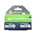 NFL Seattle Seahawks Elastic Rubber Wrist Band (Set of 2), One Size, Multicolor