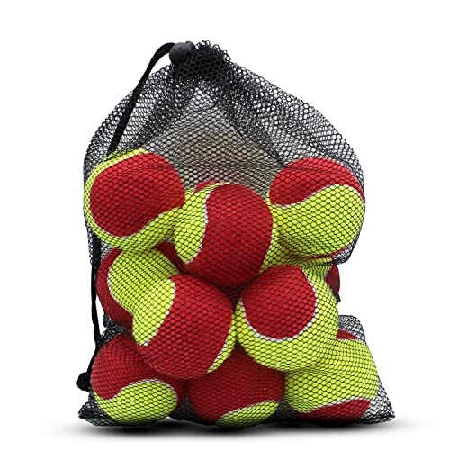 Magicorange Tennis Balls, 12 Pack 25% Low Compression Stage Tennis Ball for Beginners Youth Kids...