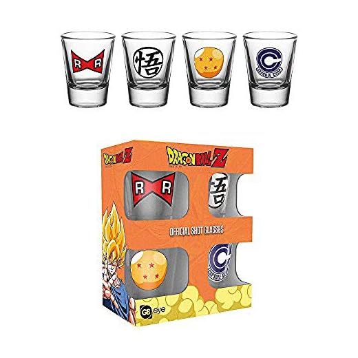 GB Eye LTD, Dragon Ball Z, Mix, Vasos de chupito 20 ml