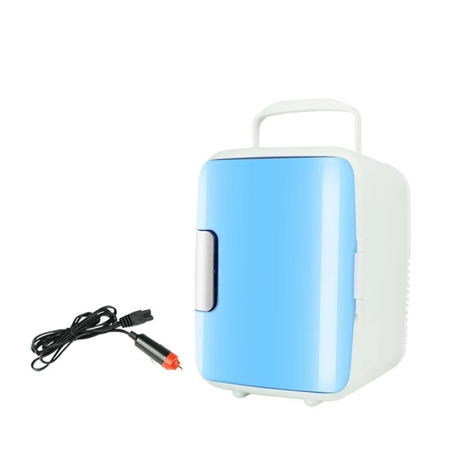 Refrigerador de Coche de Gran Capacidad de 4L, de Grado alimenticio, con Revestimiento Enfriador y Calentador, Mini refrigerador for Dormitorio, Oficina, hogar.(Blue)
