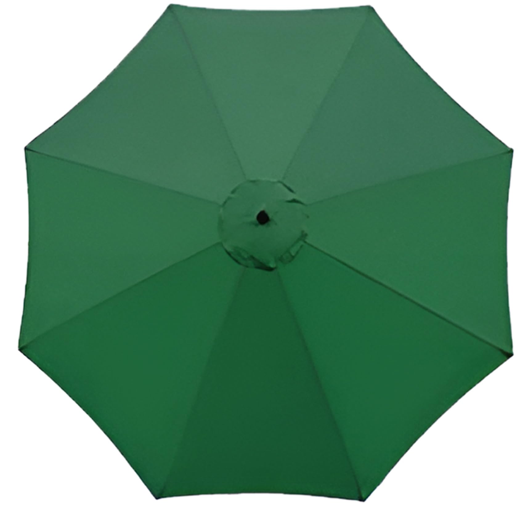 Replacement Parasol Canopy, 200/270/300 CM Market Table Replacement Umbrella Cloth, Umbrella Canopy Replacement 8 Ribs/6 Ribs, Replacement Parasol Fabric Cover(Color:Green,Size:6 ribs-2m(6.5ft))