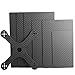 prorcmodel 100X250X0.3MM 100% 3K Carbon Fiber Plate Plain Weave Panel Sheet 0.3mm Thickness(Glossy Surface) (100X250X0.3MM)