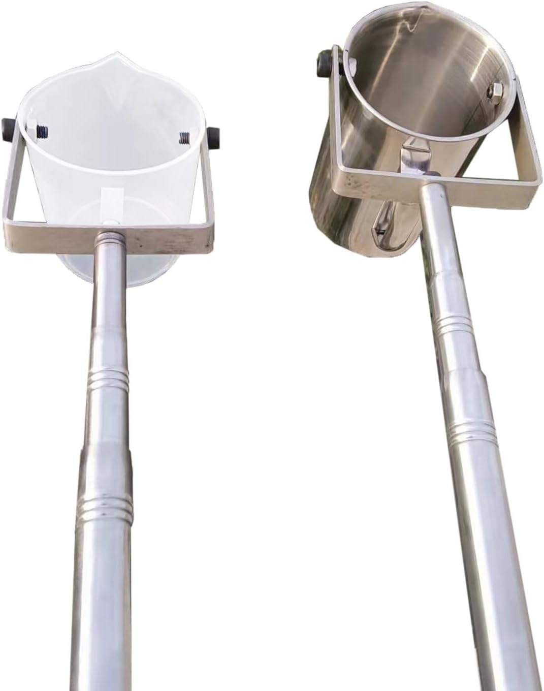 Échantillonneur d'eau télescopique pour prélever sans risque de chute avec bécher inox 304