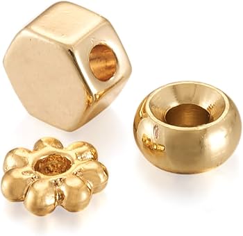 Distanziatore a tamburo in stile Tibetano color Argento da 0.9 cm - 20 pz - Distanziatori