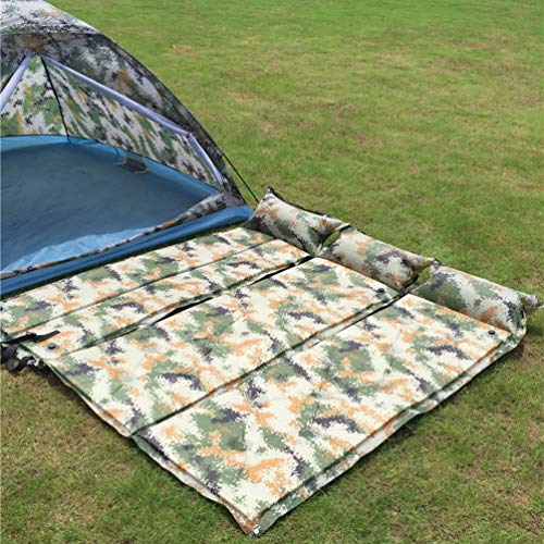 Almofada de dormir LIOOBO para ambientes externos autoinflável, almofada compacta para acampamento c