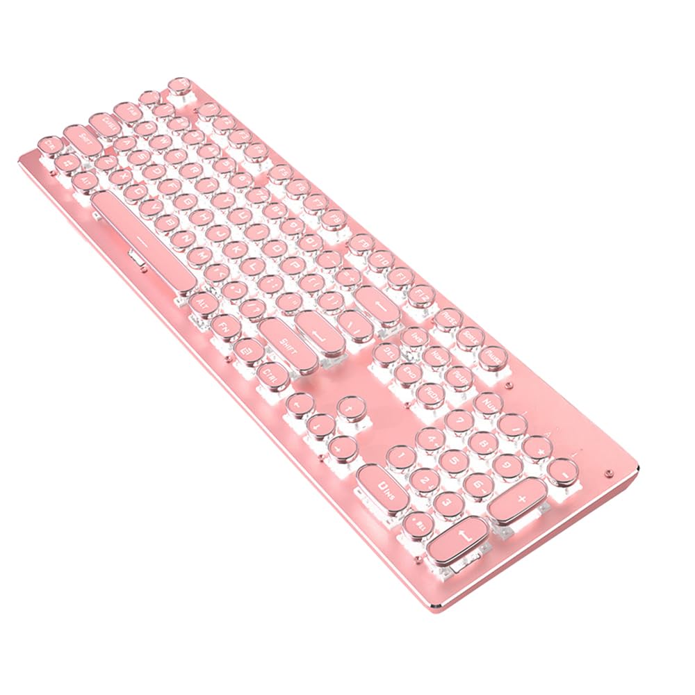 中古】【未使用】XJS メカニカルキーボード タイプライター風