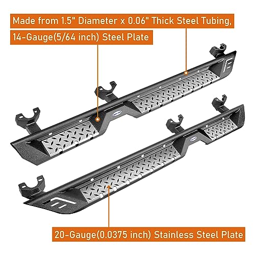 Estribos laterales para Jeep Wrangler JK 2007-2018 miniatura 6