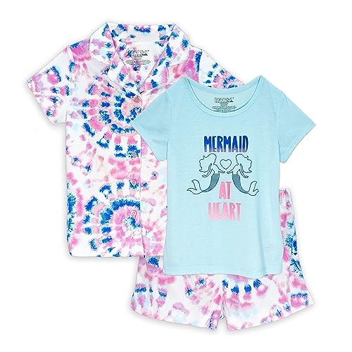 Prestigez Girls 3 Piece Coat Pajama Set Sleepwear Loungewear3