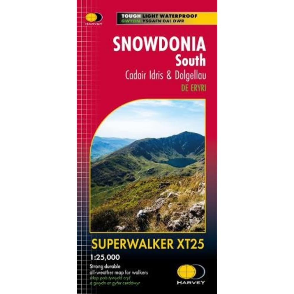 Snowdonia South Superwalker - 1:25,00 Map: Cadair Idris & Dolgellau (Superwalker XT25)