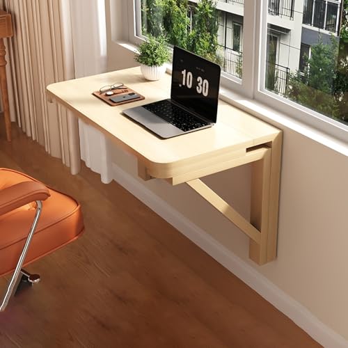 Mesa plegable de madera para montaje en pared, pequeña, plegable, para cocina, comedor, cocina, lavandería, restaurante.