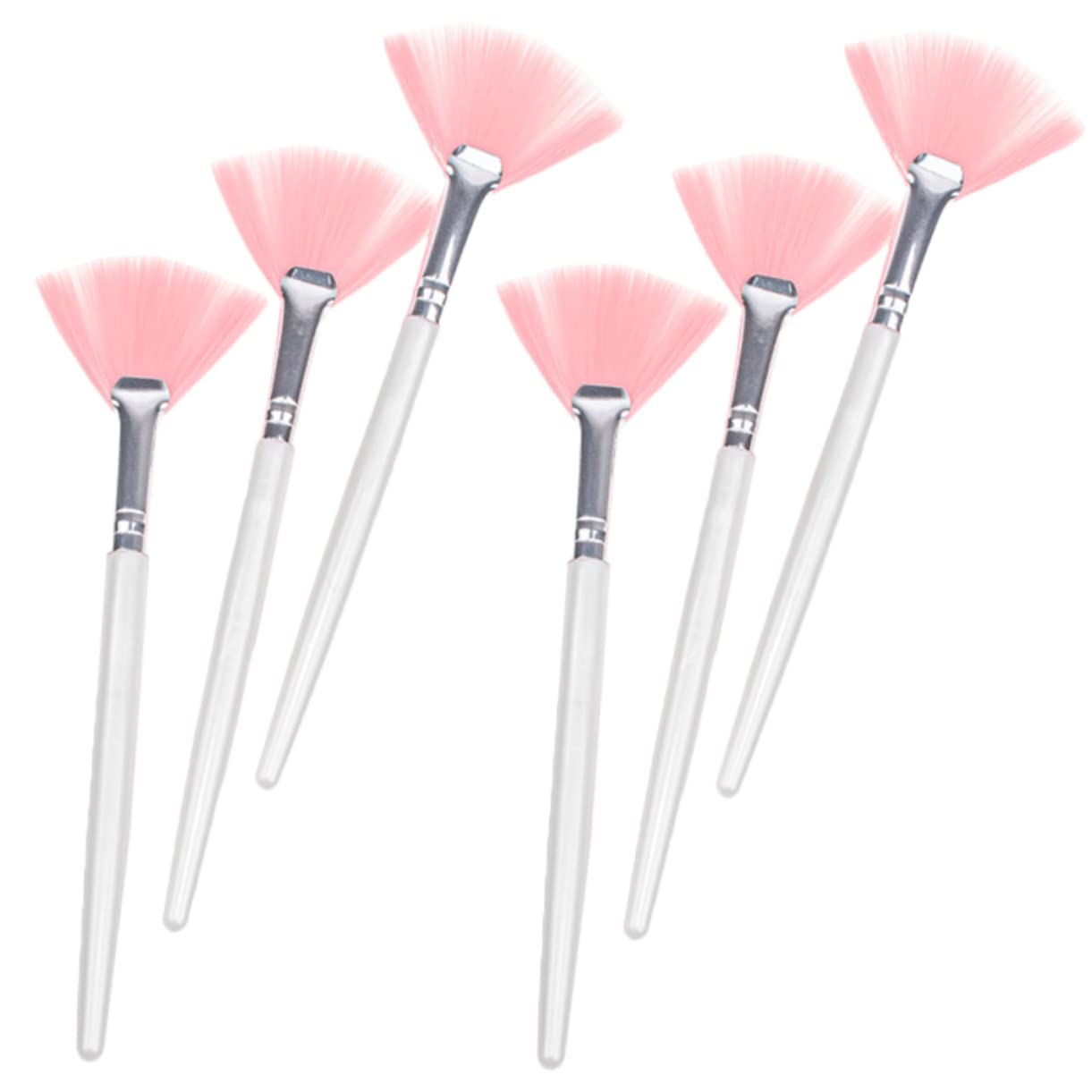 MAGICLULU 4er-sets Pinselgriff Für Gesichts-make-up- Für Frauen Make-up-pinsel-set Für Grundierung Und Fixierung Komfortabler Griff Für Die Verwendung 6 Stück * 4
