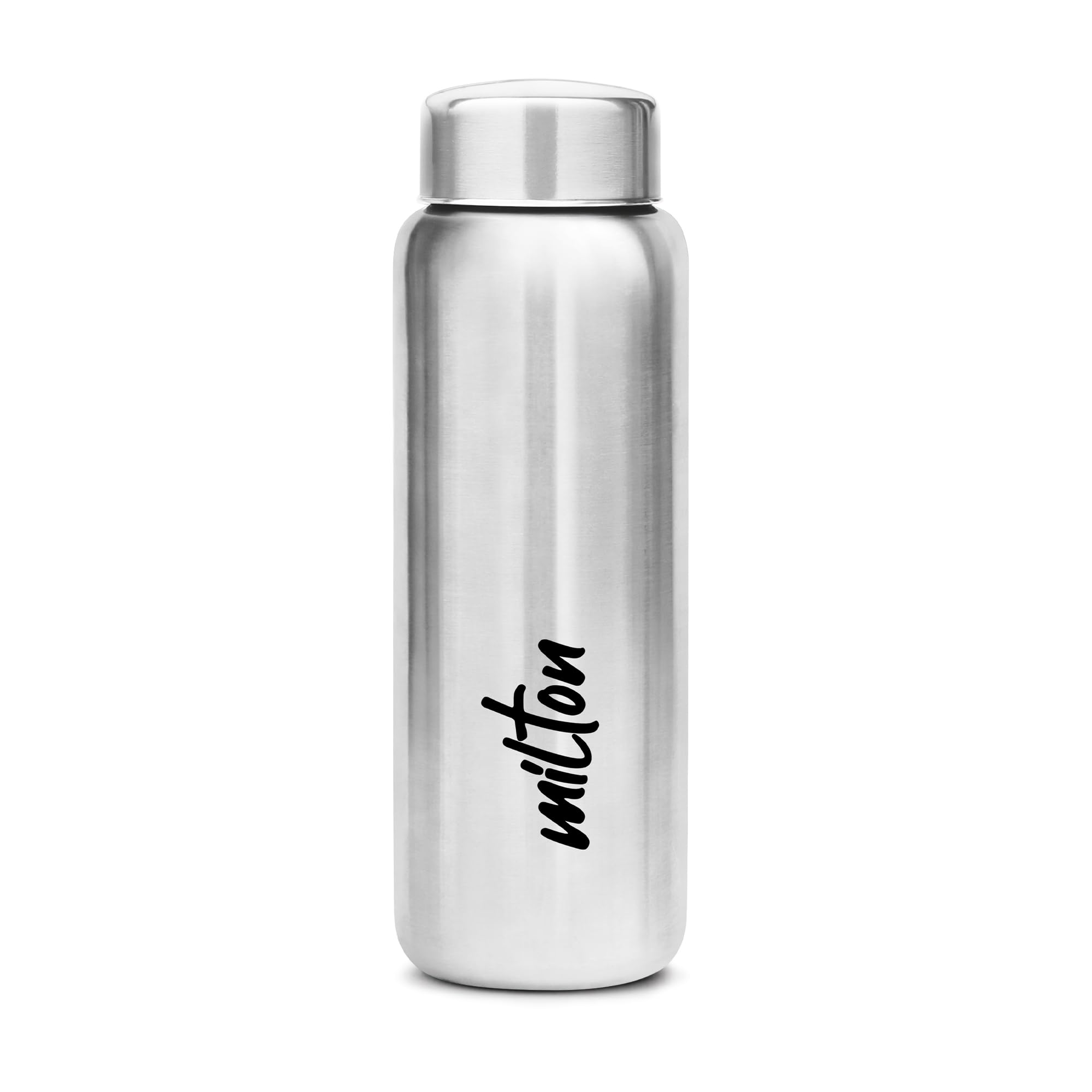 MILTONStainless Steel Water Bottle, 25 oz, Non Insulated Single Wall Leakproof, BPA and Free, Easy to Clean, Ideal for Gym, Travel, Work, 304 Grade Steel, Aqua 750 ml - Silver
