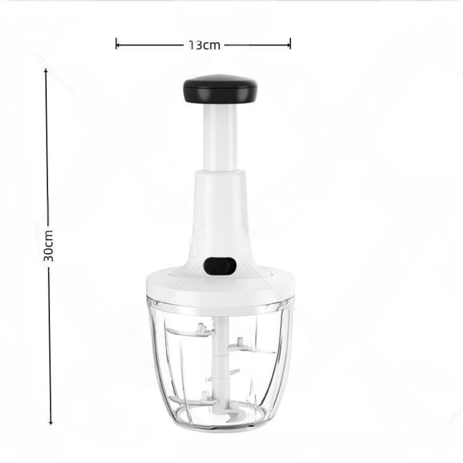 Frullo il Tuo Tritatutto Manuale a Pressione, Set Tritatutto da Cucina, frullo il tuo, da cucina elettrico， per Verdure e Frutta.