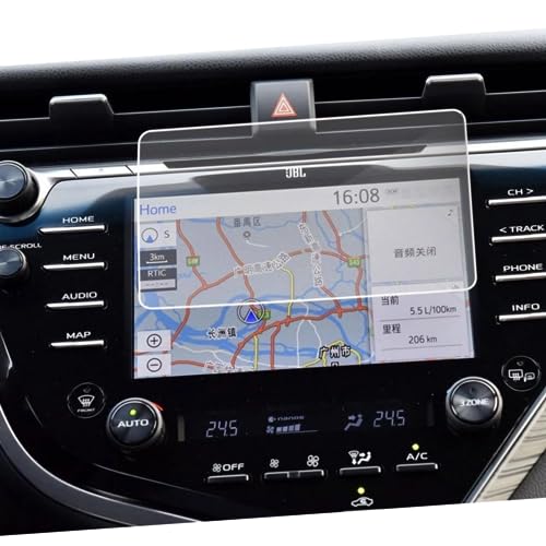 Verre protecteur écran navigation voiture Toyota Camry 2018 protection tactile 7 8 pouces