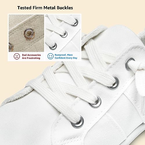 STQ Women Slip On Sneakers, Low Top Casual Canvas Shoes3