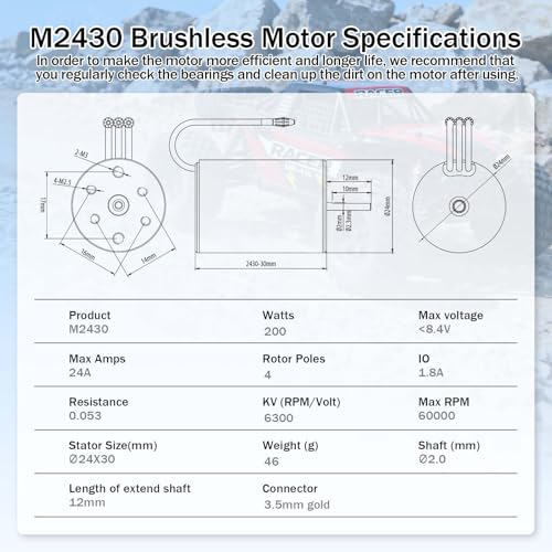 SurpassHobby 2430 6300KV Motor