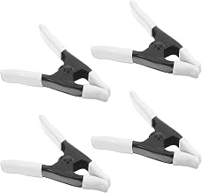 Nickel Plated Spring Clamp PVC Cover 4pcs Heavy Duty Inch