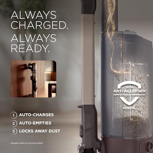 Image of Shark PowerDetect Speed Clean & Empty Cordless Stick Vacuum | Luxe Collection, Powerful Suction, HEPA Filtration, Carpet & Hard Floor, Portable, Vacuum for Pet Hair, Walnut, IA3246BR