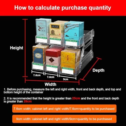 5/10 - Pack Spring Loaded Gondola Shelf Pusher, Acrylic Automatic Display Rack for Convenience Stores, Cigarette Dispenser Organizer, Retail Product Display Shelves(Clear-5pcs,7.6x28cm)