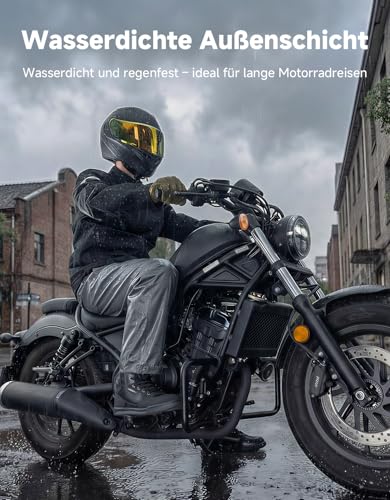 Chaussure moto homme imperméable avec support de cheville