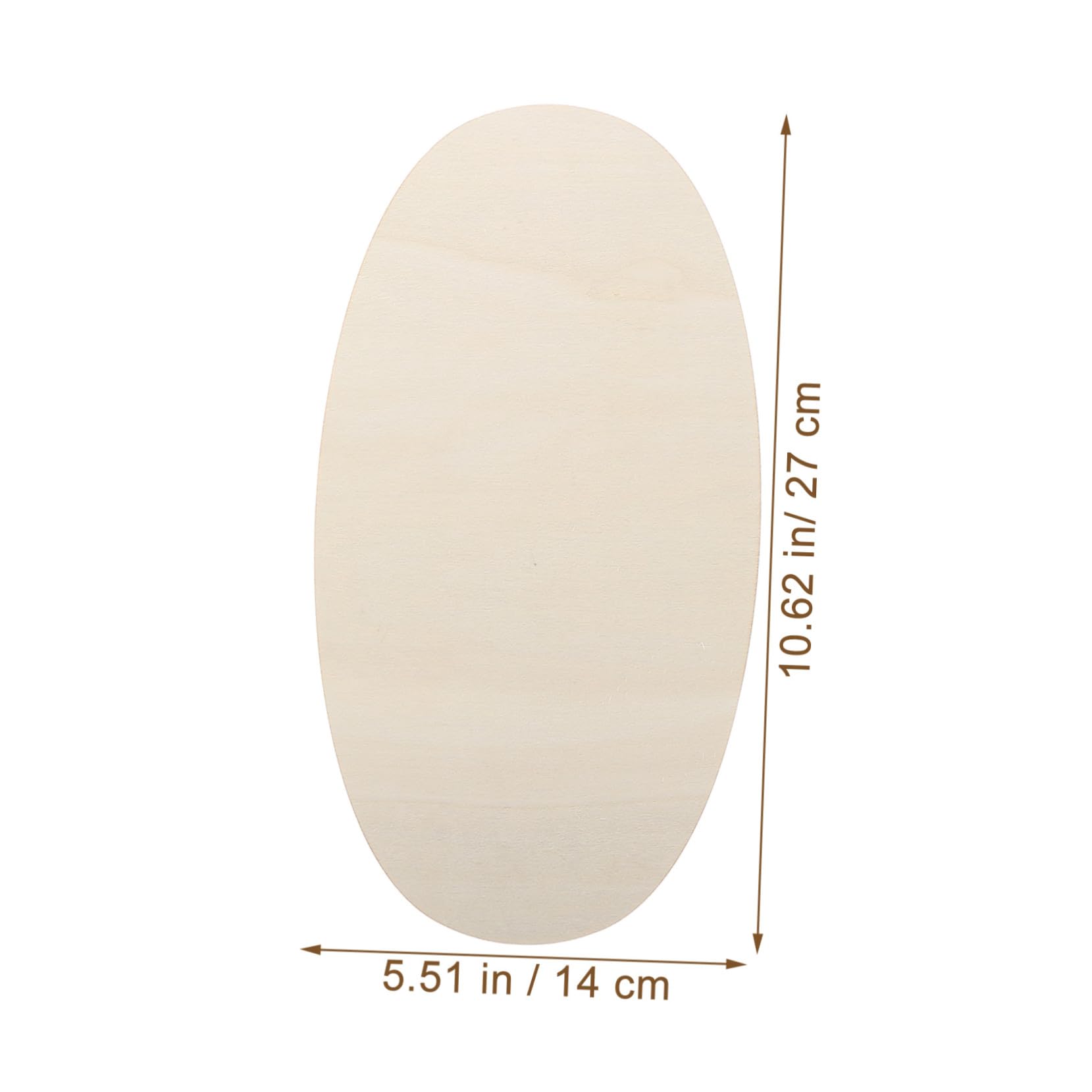 Oval 10 Stück Holzscheiben 27x14cm Unbehandelt Für Selbstgemacht Bastelarbeiten Und Hängedekoration Geeignet Für Kunsthandwerk Und Partydeko