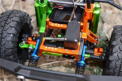 Gpm Vaterra K5 Blazer Ascender Upgrade Parts Aluminum Servo Mount - 2Pcs Set Silver #TOP1