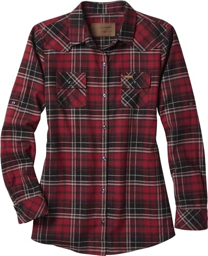 Legendary Whitetails Women's Stockyards Plaid Flannel Shirt