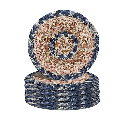 Kaila-Jute-Coaster-Set-of-6 Kaila Jute Coaster Set of 6