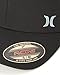 Hurley Men's Hat - Curved Brim Stretch Fitted Cap, Size Large-X-Large, Black