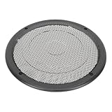 MAJORMENCH カー用サブウーファーメッシュカバー スピーカー保護ネット 耐久性に 交換用グリル 防塵設計で異物侵入を防止 取付簡単 自動