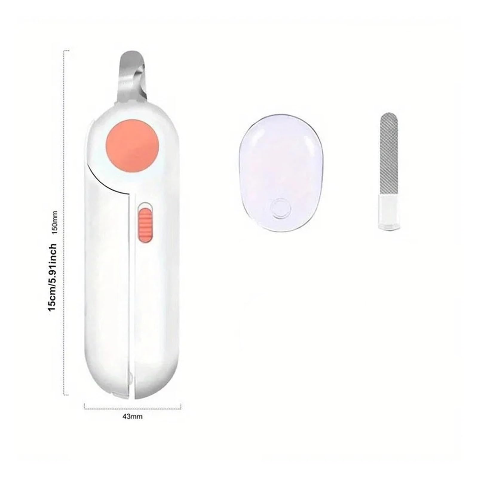 Genérico Compatible con cortaúñas for Mascotas Juego de prevención Estructura sólida Acero Inoxidable(B)