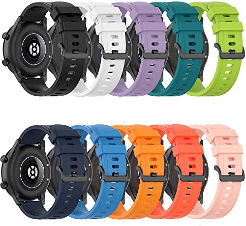 FitTurn 10 correas de silicona compatible Xiaomi Watch 2 Pro 22MM miniatura 1