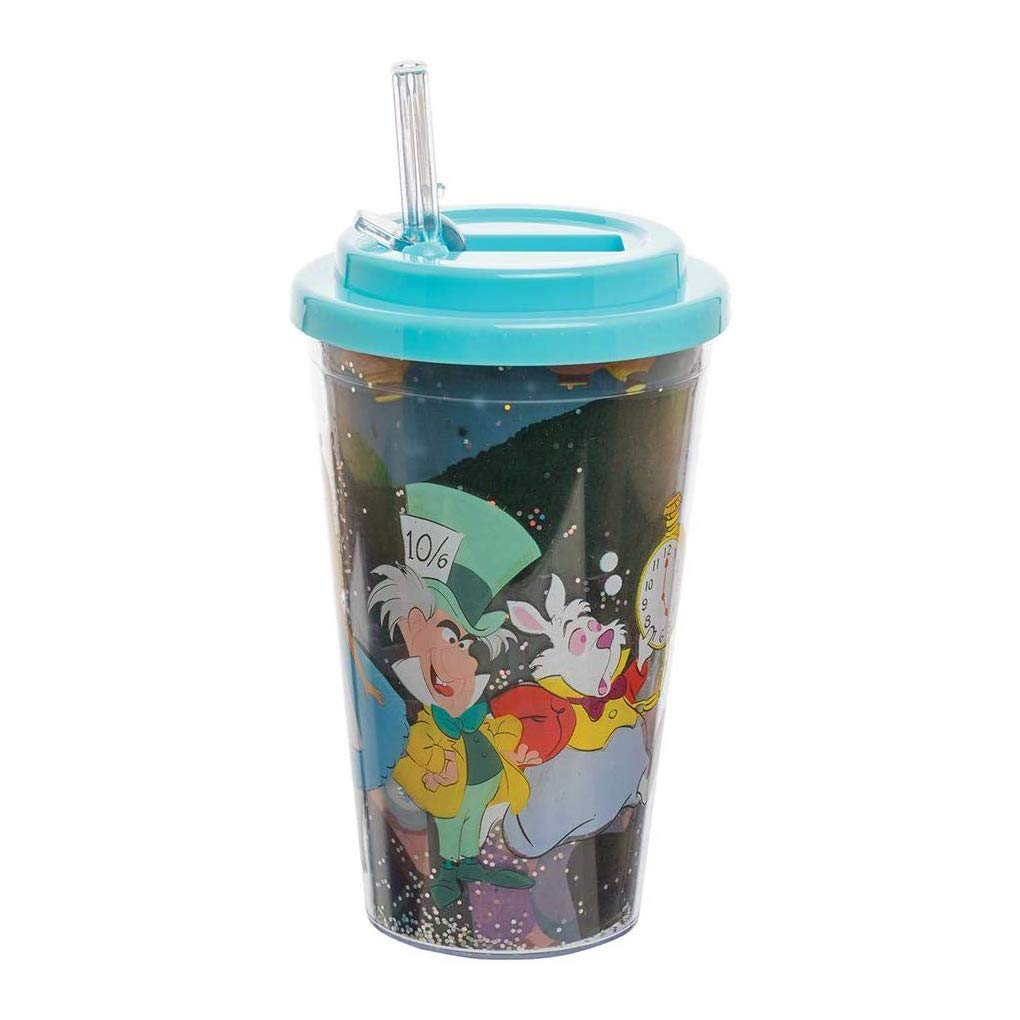 Disney - Alice in Wonderland - 16 oz. Flip Straw Acrylic Cup