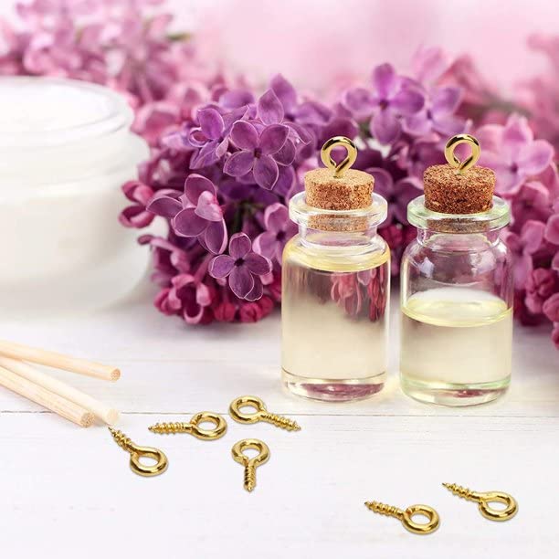 Coolrunner 6 Color 600-1200Pcs Small Screw Pins, Threaded Silver Clasps and Hooks for Jewelry Making (600) - Image 7