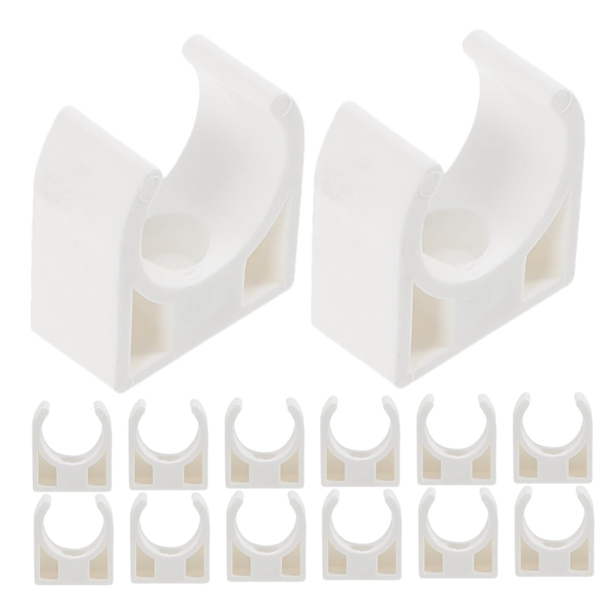 Mipcase 30pcs Motor Clip Holder Clip Motors Miniature Motor Support Mounting Brackets Holder Clamp Holder Support Mounting Brackets Holder Motors Clamp Holder Motors White Plastic