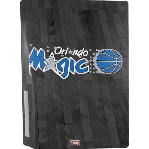 Skinit Decal Gaming Skin Compatible with PS5 Bundle - Officially Licensed NBA Orlando Magic Hardwood Classics Design