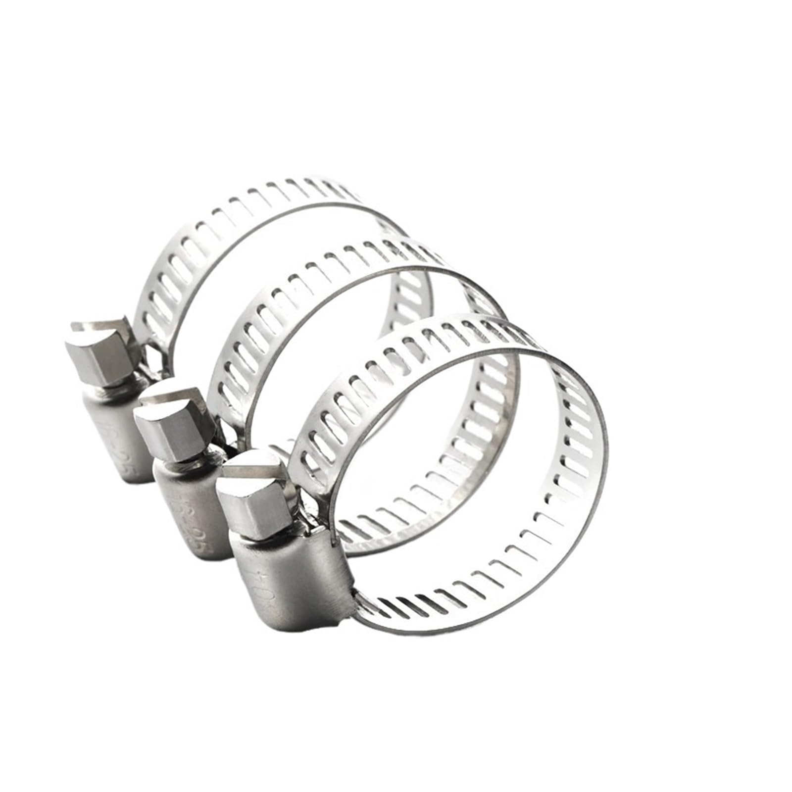 Opaski zaciskowe do węża 10 szt. Opaski do rur ze stali nierdzewnej 8mm-700mm(500-600mm)