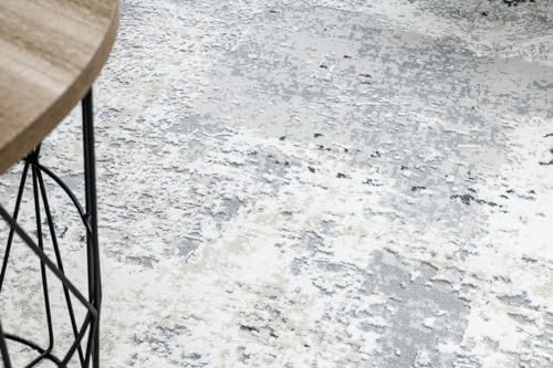 Tapis moderne de qualité rugsx Duke structure effet béton et pierre