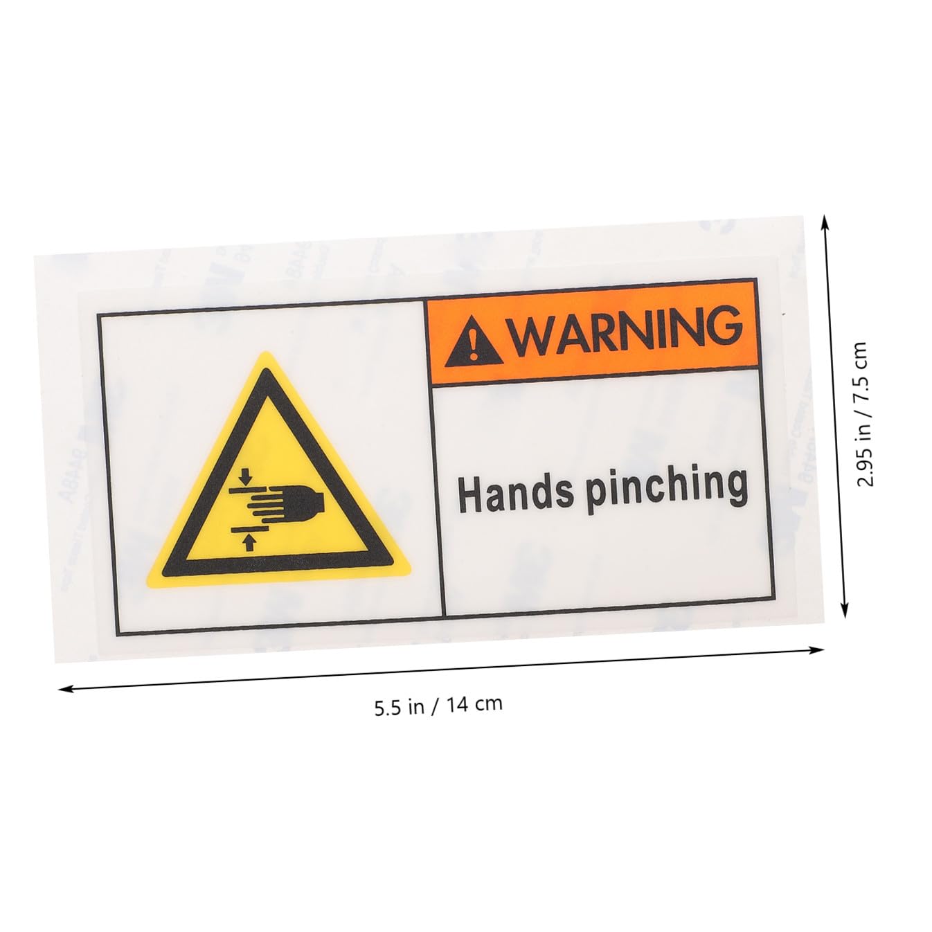 SOLUSTRE 16pièces Avertissement Sécurité Machines Signalisation Danger Écrasement Autocollants De Précaution Pour Équipements Industriels