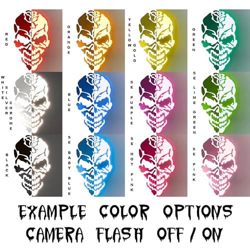 Image of customTAYLOR33 High-Intensity Grade Premium Reflective Tribal Flame Helmet Decals, Motorcycle Safety Sticker Decals (Special Edition Baby Blue)