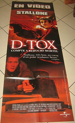 Affiche cinéma originale D-Tox de grand format 60x120 cm pour décor de collection
