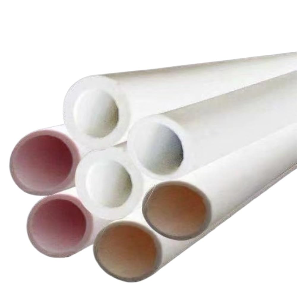 Tubo de cerámica de alúmina Tubo redondo hueco de cerámica con alto contenido alúmina, longitud 500/490/480/440 mm, tubo resistente a altas temperaturas OD 25 1 ud(17mmx25mmx340mm)