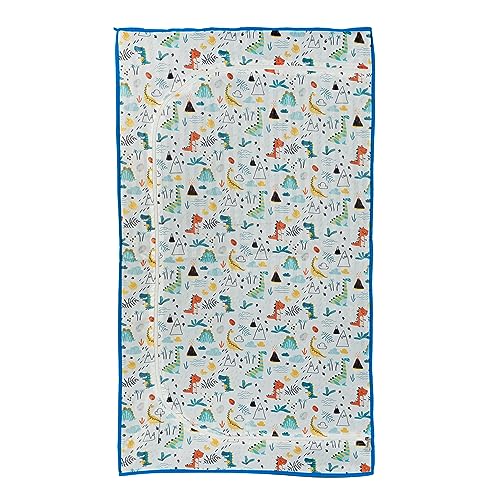 Image of BONTEC Baby Wardrobe for Clothes - almirah - Rack fot Storage Multipurpose Plastic almirah Printed Cover 6 Shelves Storage Clothes Storage Rack Quick Cabinet /Multipurpose (Baby Dinosaur)