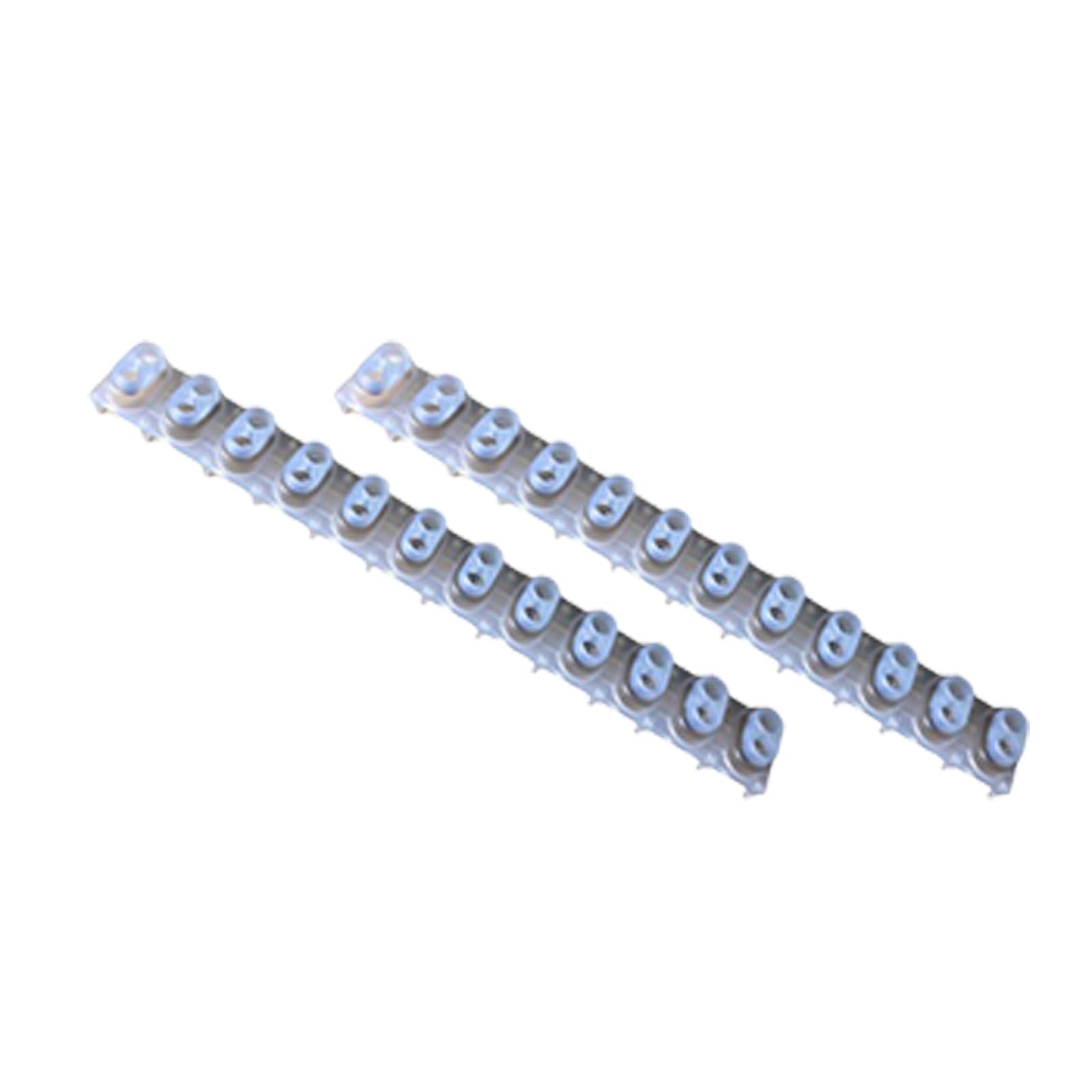 Contatti Strisce in gomma Pulsante in silicone Gomma conduttiva resistente alla temperatura per la manutenzione strumenti elettronici Parte conduttiva in silicone