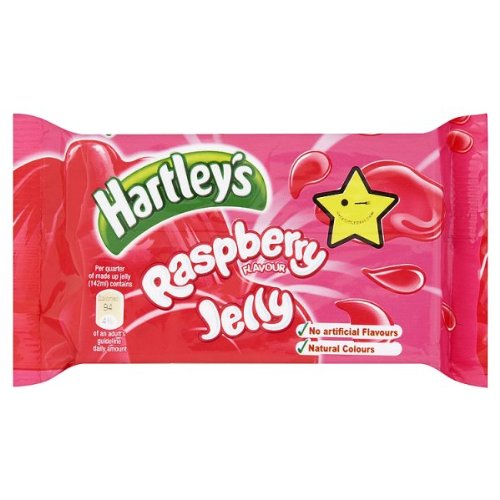 Hartleys Raspberry Flavour Jelly 12 x 135gm