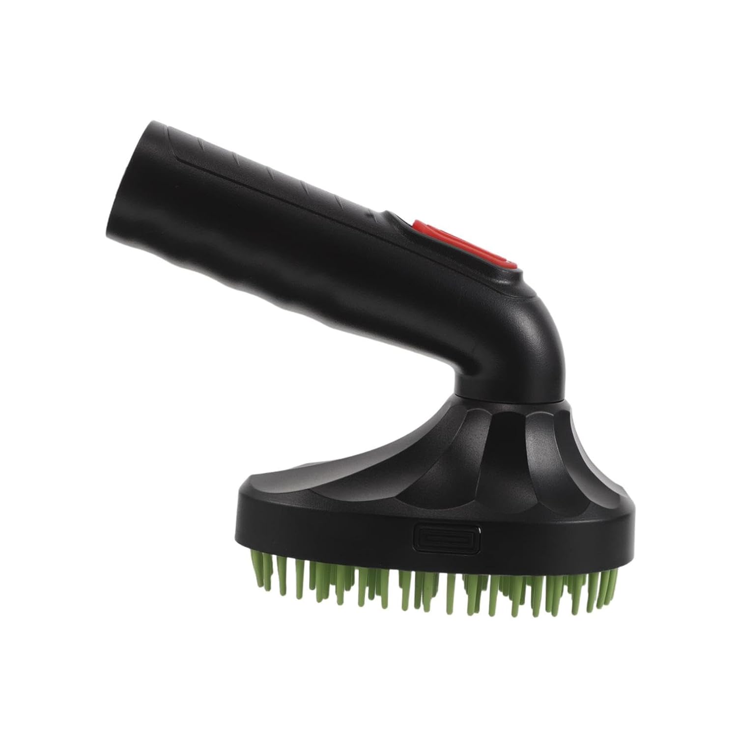 Dog Hair Vacuum Brush Attachment Vacuum Cleaner Groomer Tool for Pet Grooming and Shedding Control, Plastic with Power Button Accessory and Efficient Hair for Daily Pet Care