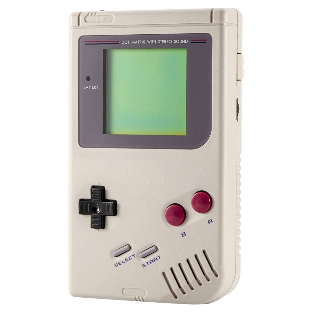 eXtremeRate Carcasa completa de repuesto gris para consola Gameboy Classic DMG-01 de 1989 GB con lente de pantalla y botones, consola de juegos portátil no incluida