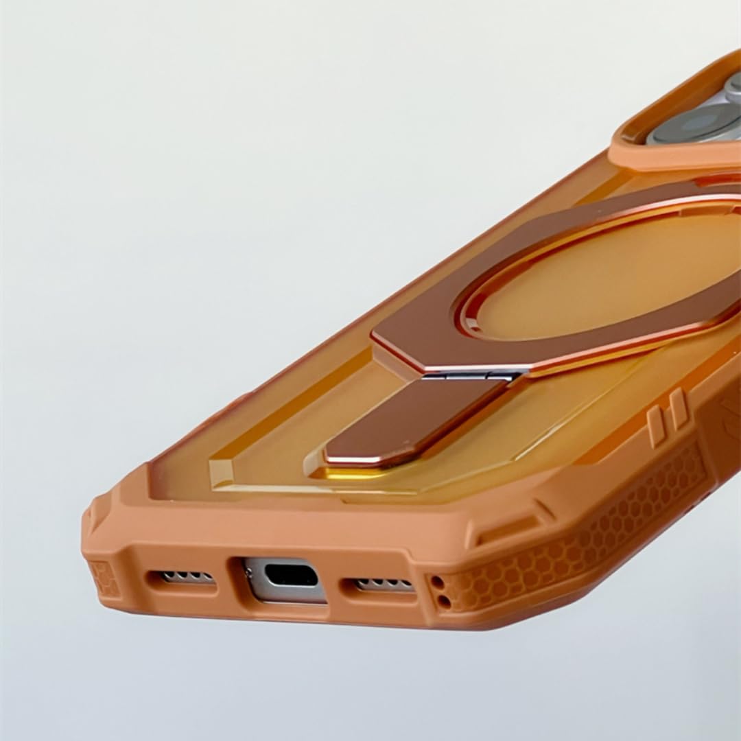 Etui ochronne z matowym wykończeniem i matowym wykończeniem do iPhone'a 17 Pro, ze stopu aluminium, z funkcją ładowania bezprzewodowego (do iPhone'a 17 Pro/SZARY)