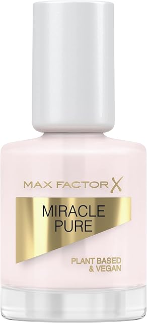 MAX FACTOR Miracle Pure Nail długotrwały lakier do paznokci z witaminą E, wegański, szybkoschnący, nr 205 Nude Rose